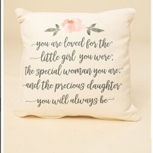 NWT Altar’d State Accent Floral You Are Loved Pillow